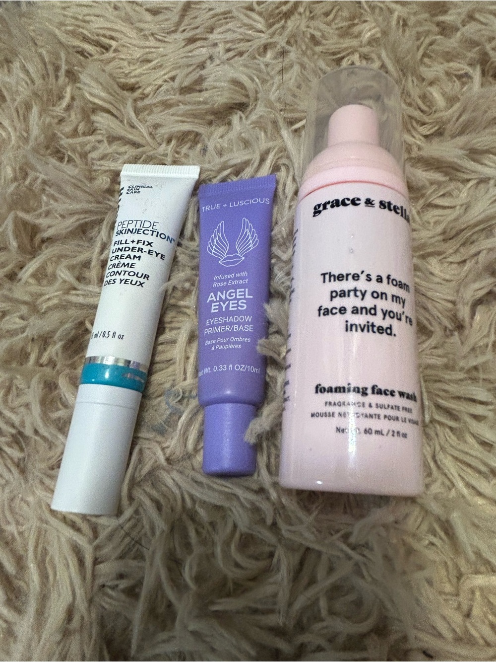 grace & stella Pink Foaming Face Wash - Lightweight Foam Cleanser
